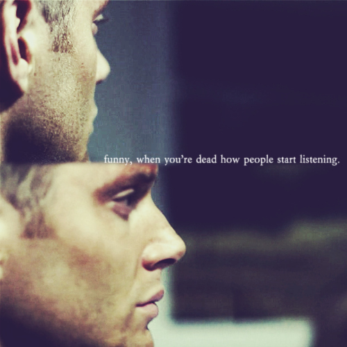 Dean in supernatural? depressed is 