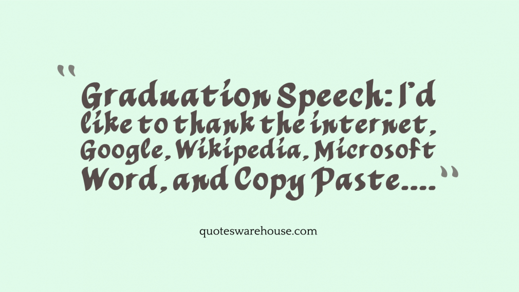 8th Grade Graduation Speech Quotes. QuotesGram