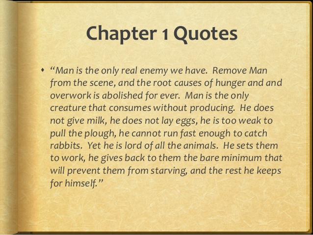 Moses Animal Farm Quotes