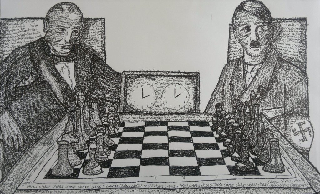 Ленин играет в шахматы. Игра Ленина и Гитлера в шахматы. Игра в шахматы: Ленин с Гитлером - Вена 1909.