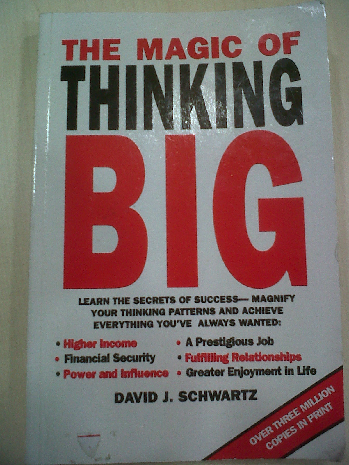 Magic Of Thinking Big Quotes QuotesGram