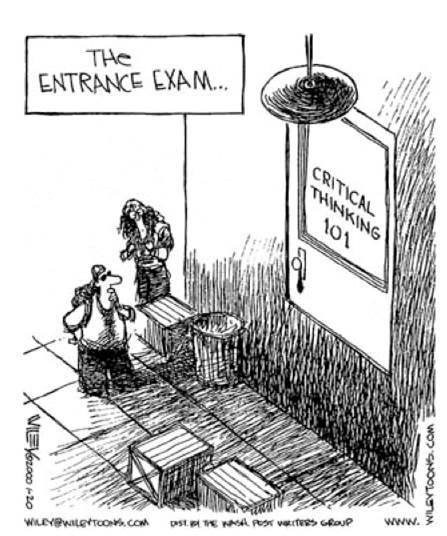 Funny Quotes About Critical Thinking. QuotesGram
