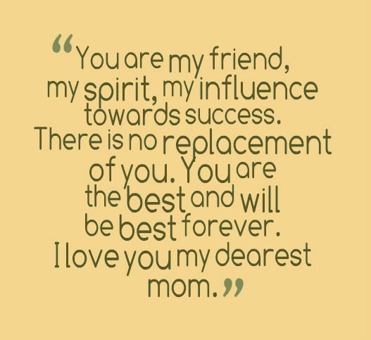 unconditional love thank you mom quotes