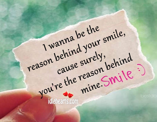 Your The Reason For My Smile Quotes Quotesgram
