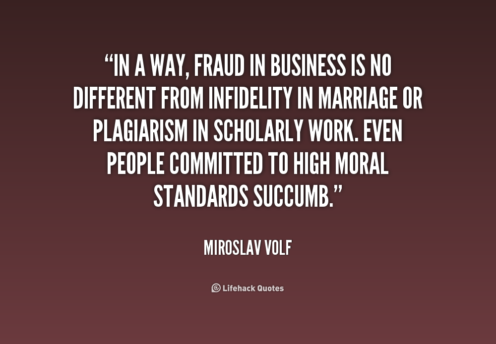 Quotes About Business Frauds. QuotesGram