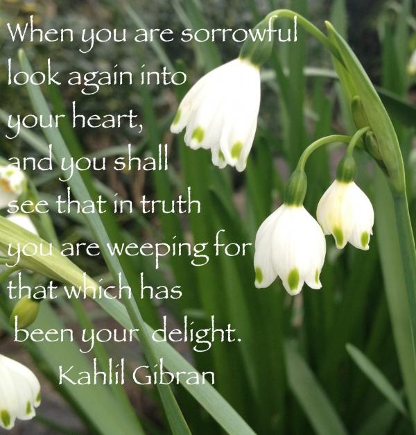 Kahlil Gibran Quotes On Grief And Loss QuotesGram