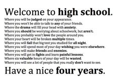Quotes About Starting High School. QuotesGram