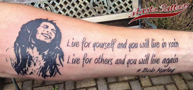 Bob Marley Tattoo Quotes Popular. QuotesGram