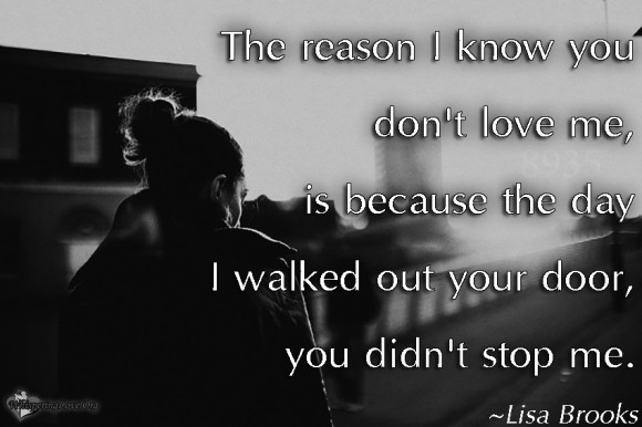 You Walked Away From Me Quotes. QuotesGram