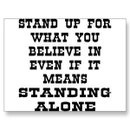 Standing Alone Quotes And Sayings. QuotesGram