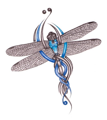 native american dragonfly tattoo  Clip Art Library