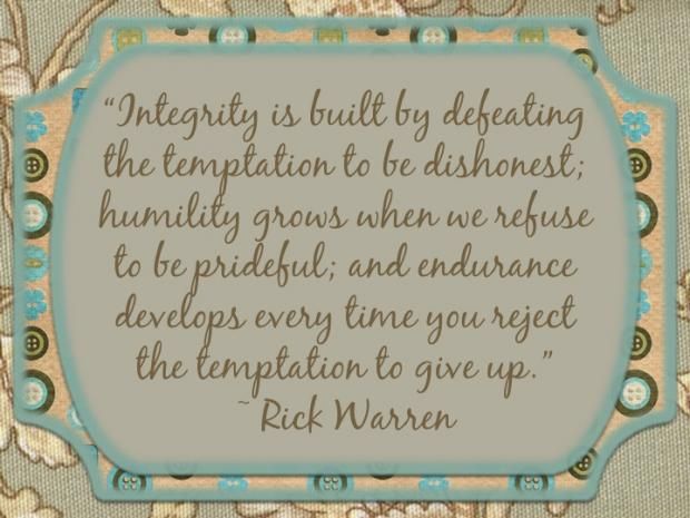 Quotes About Integrity And Character. QuotesGram
