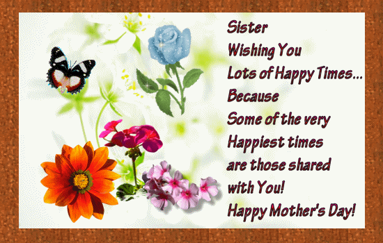 Happy Mothers Day Sister Quotes. QuotesGram
