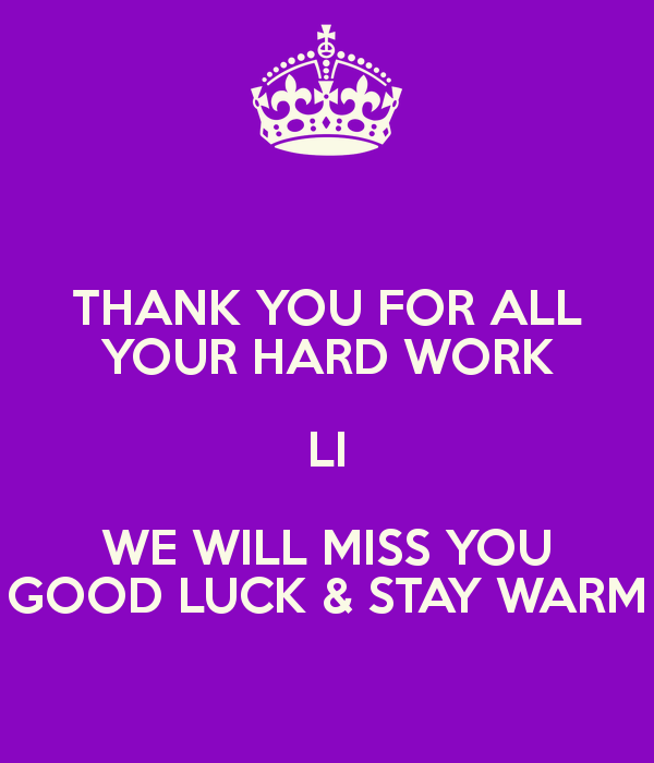 Thank You For Your Hard Work Quotes Quotesgram