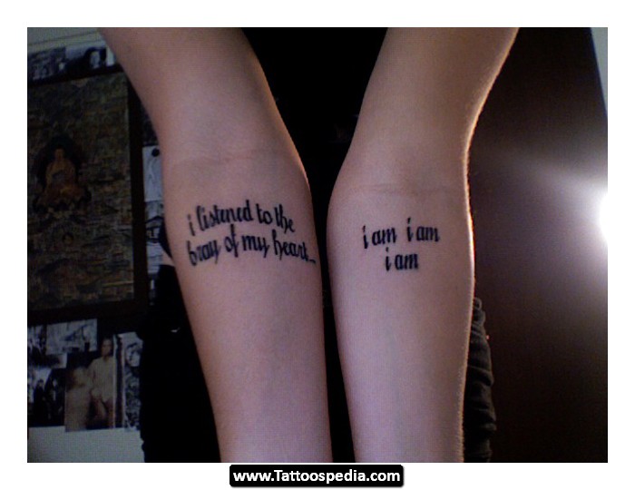 Deep And Meaningful Tattoo Quotes. QuotesGram
