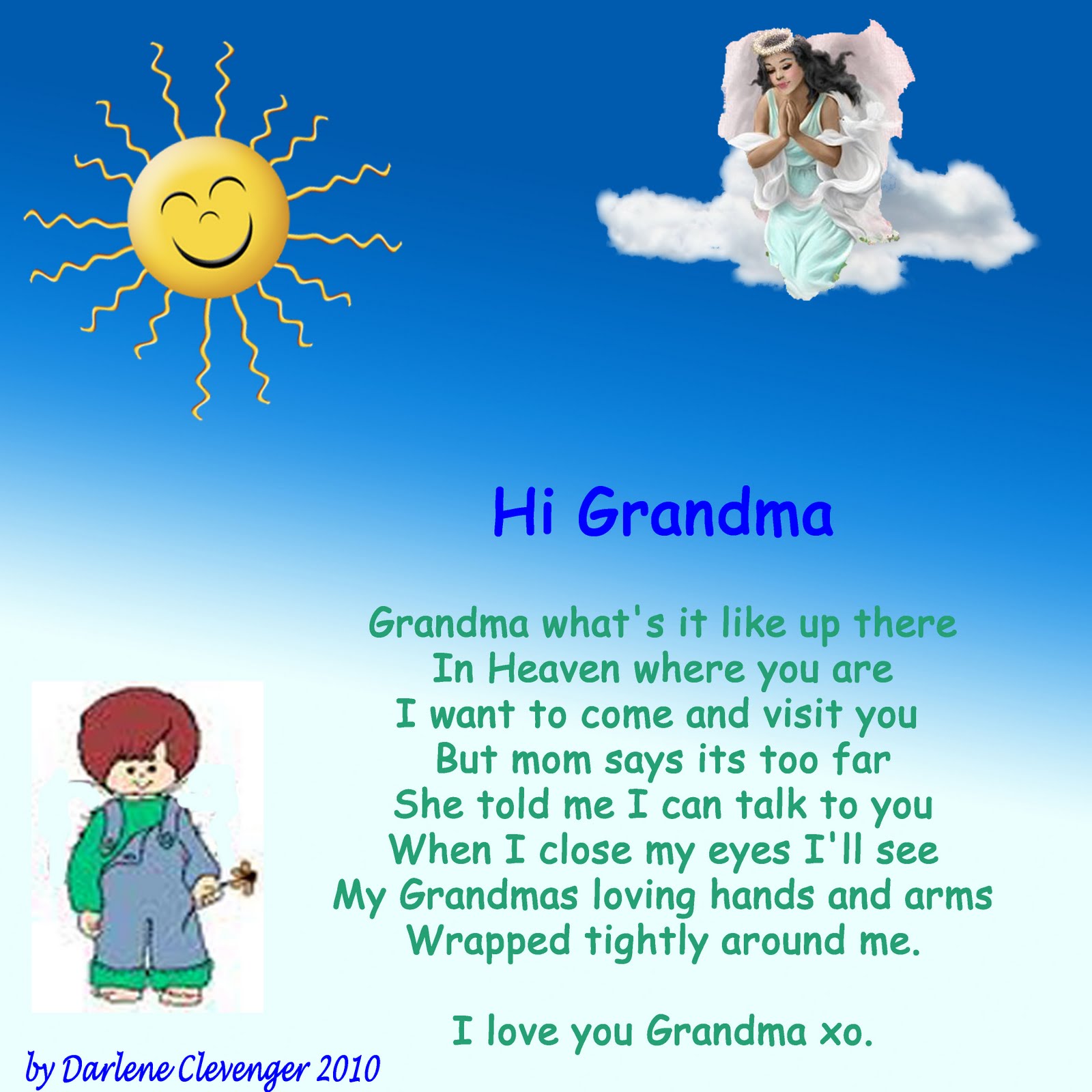QuotesGram Grandmother In Heaven