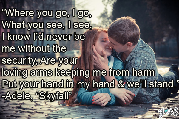 Famous Love Song Quotes Quotesgram