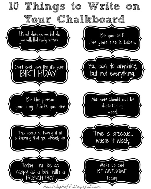 Cute Kitchen Chalkboard Quotes Quotesgram