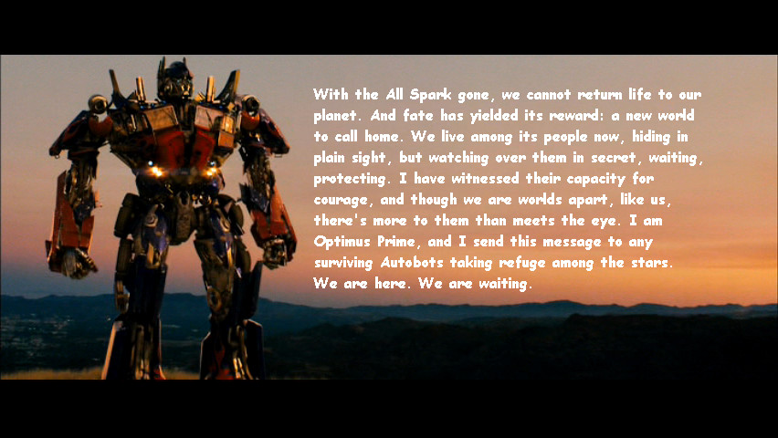 Transformers 2 Optimus Prime Quotes QuotesGram