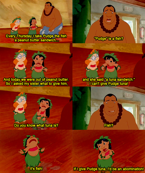 Lilo And Stitch Quotes Pudge The Fish. QuotesGram