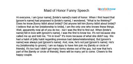 484356664 170415 425x205 maid of honor funny speech thumb