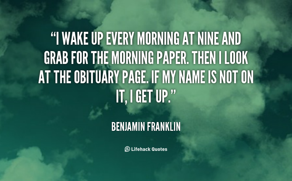 Waking Up In The Morning Quotes. QuotesGram