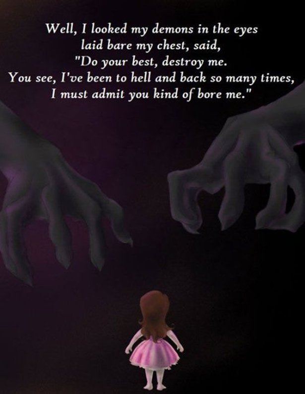 Depression Demons Quotes. QuotesGram