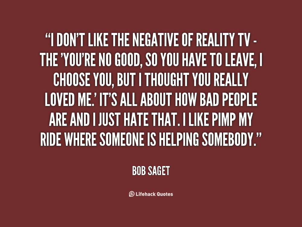 Quotes About Reality Tv. QuotesGram