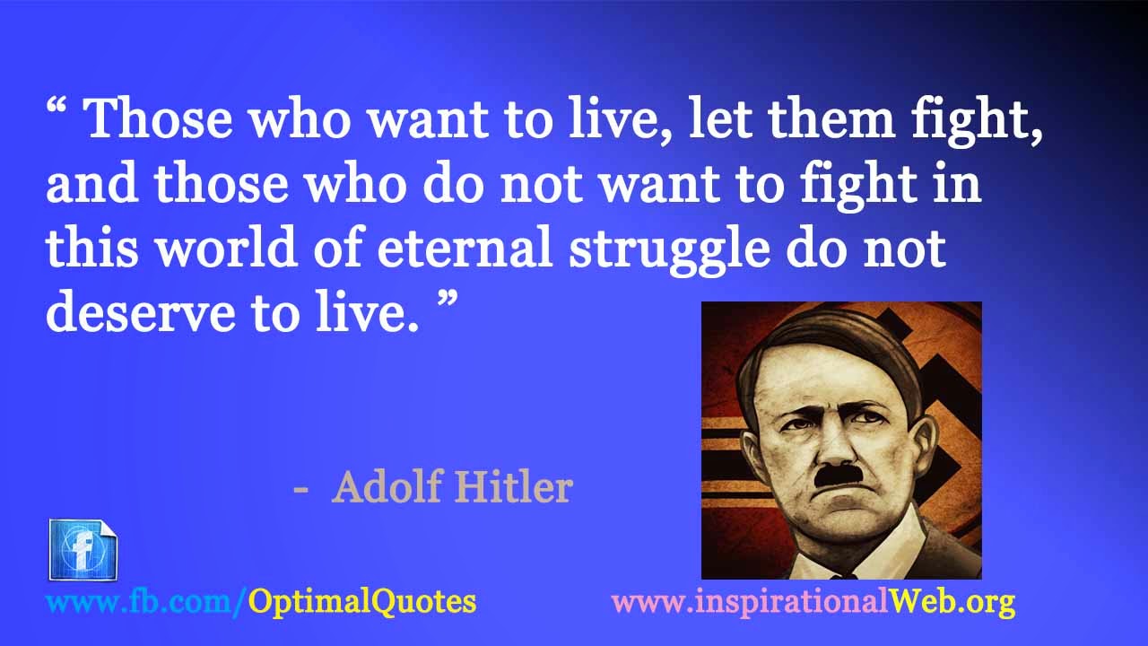 Adolf Hitler Quotes About Education Quotesgram