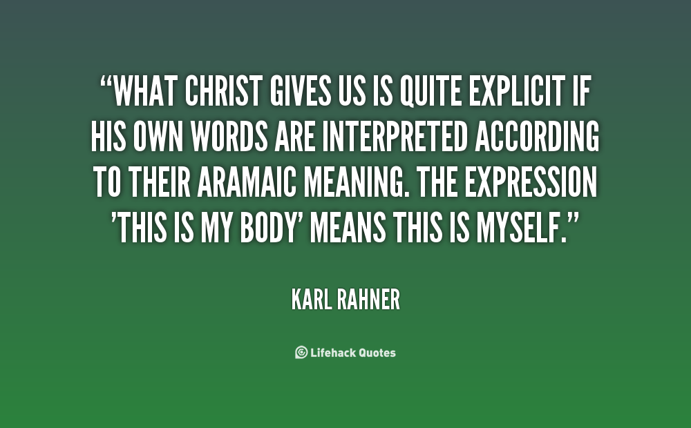 Karl Rahner Quotes. QuotesGram