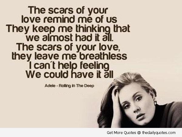 Adele rolling in the deep lyrics