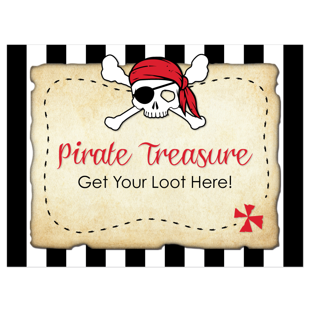 Pirate Booty Stickers