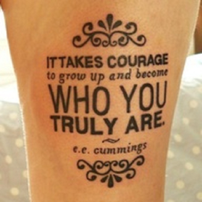 Foot Tattoo Designs Inspirational Quotes Quotesgram