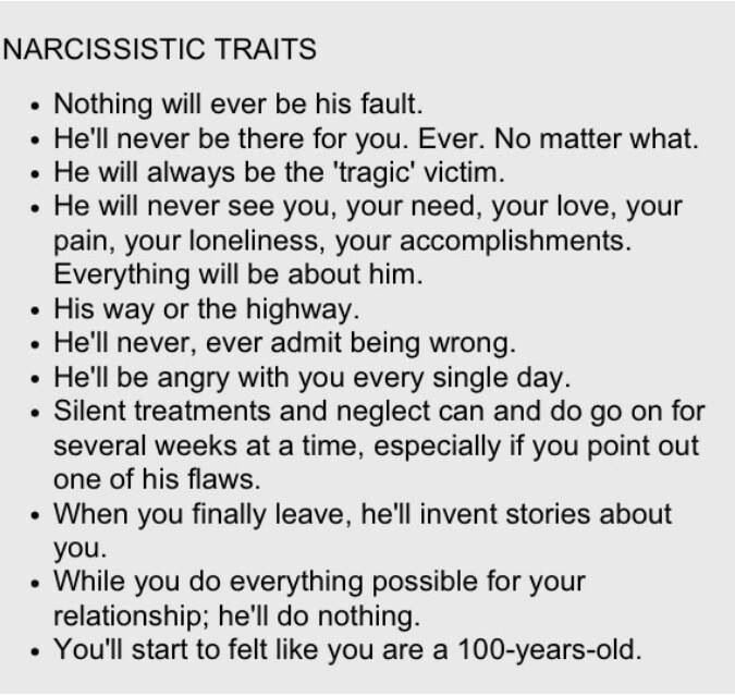 Narcissistic personality disorder spouse