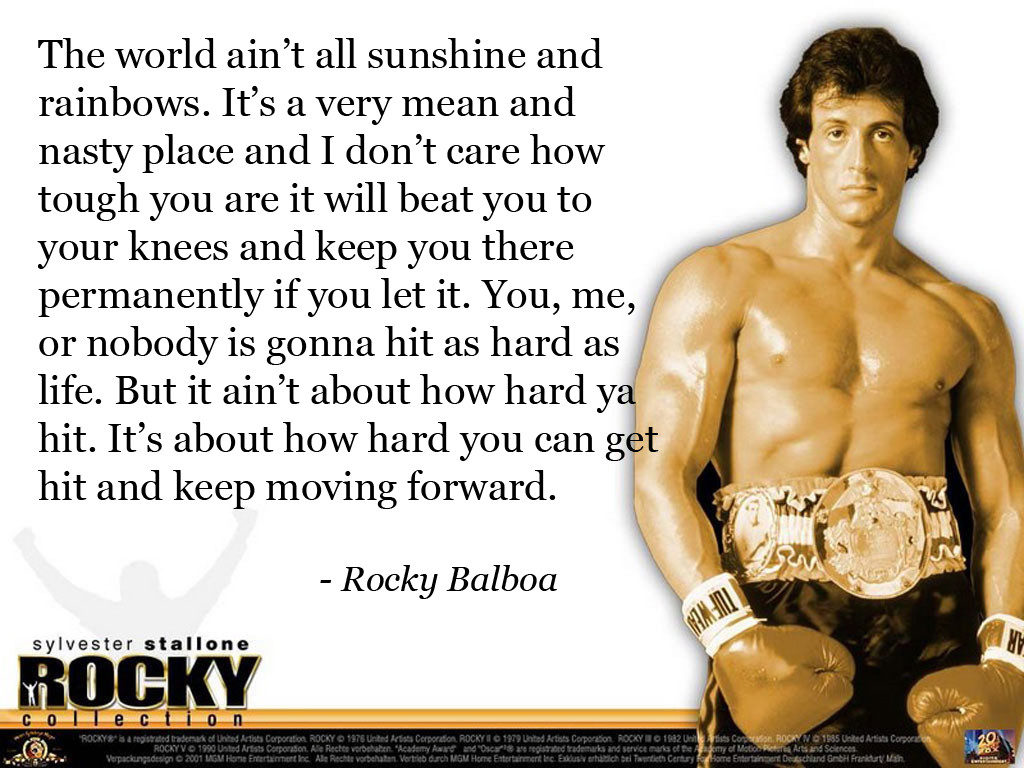 Rocky Balboa Quotes Wallpapers  Top Free Rocky Balboa Quotes Backgrounds   WallpaperAccess
