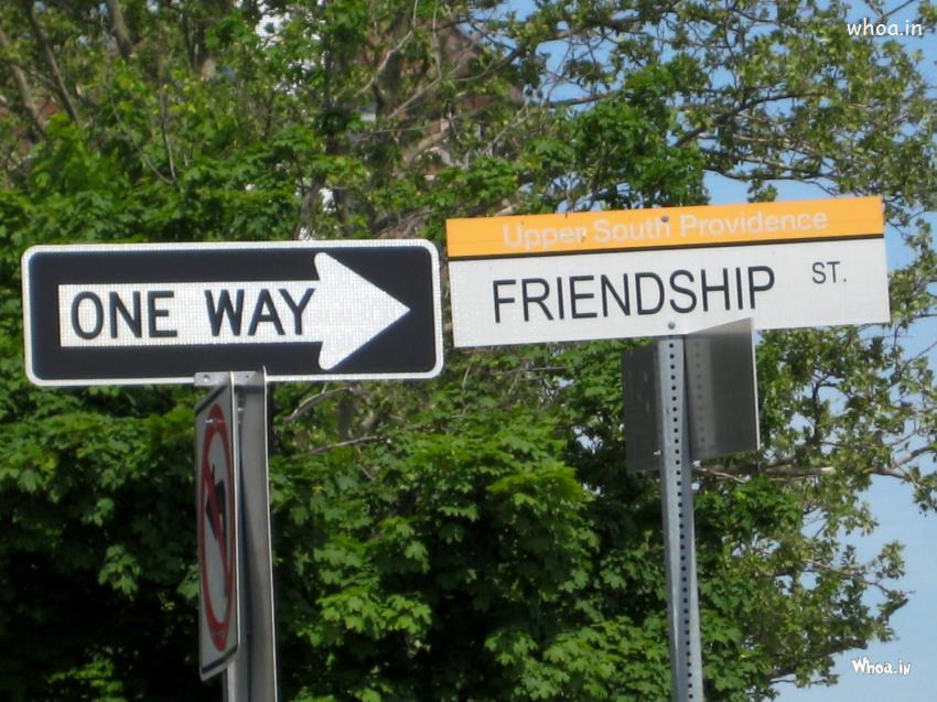 Friendship should be based on sacrifice and mutual respect.