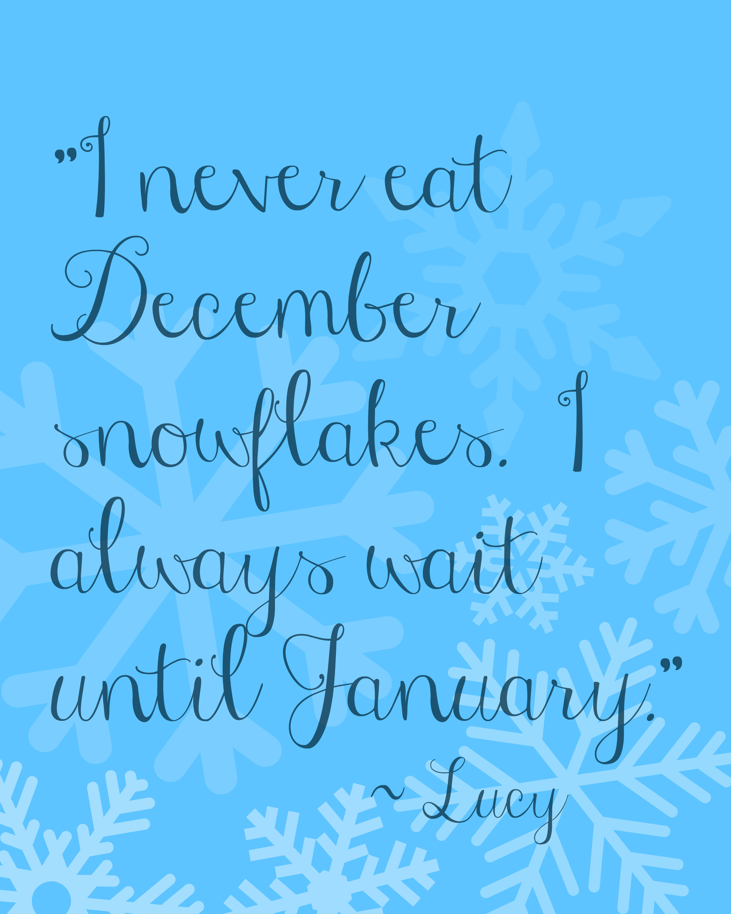 Quotes About Being Unique Snow Flakes Quotesgram