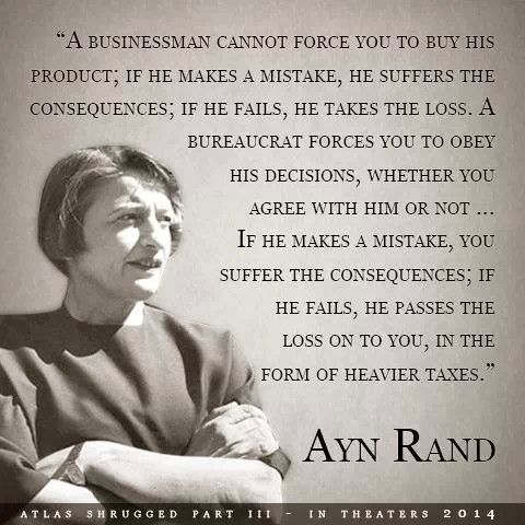 Ayn Rand On Politics Quotes. QuotesGram