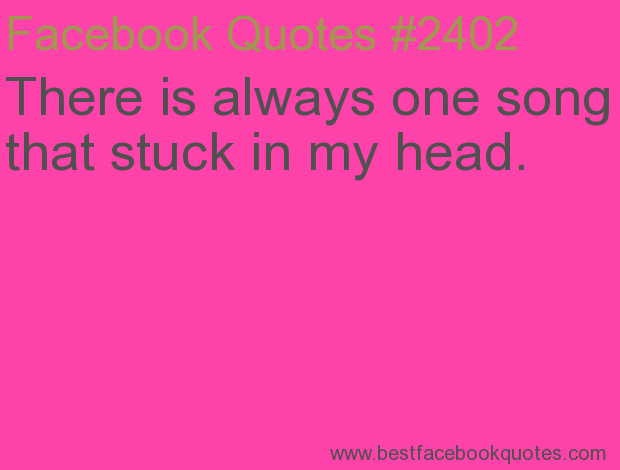 Your Stuck In My Head Quotes Quotesgram
