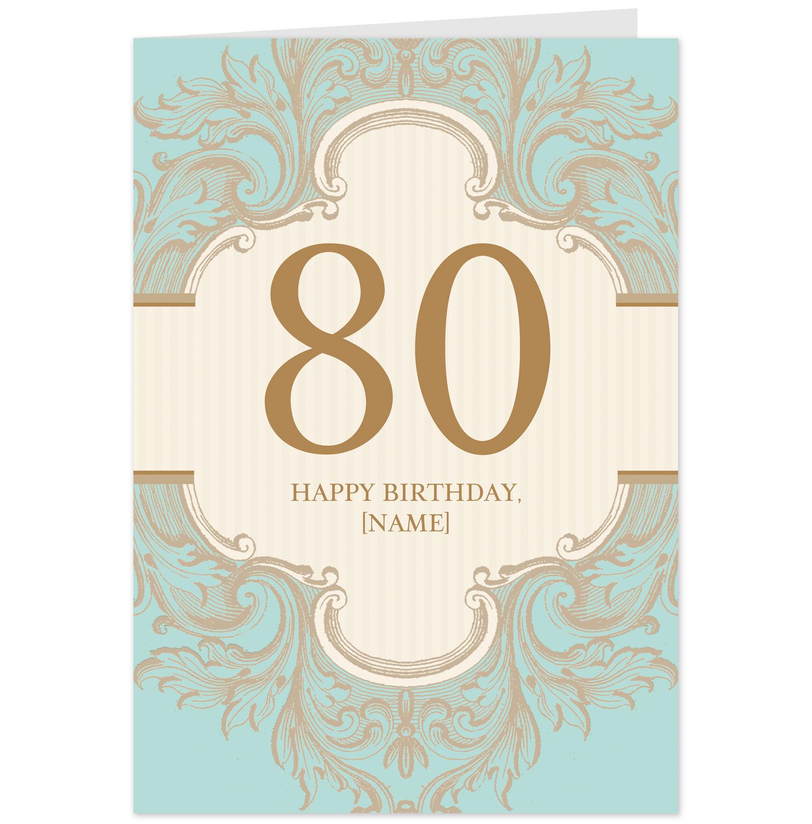 80th birthday quotes for cards quotesgram