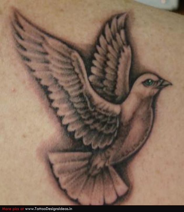 Flying Pigeon Tattoo Design By Mitchel Wielemaker