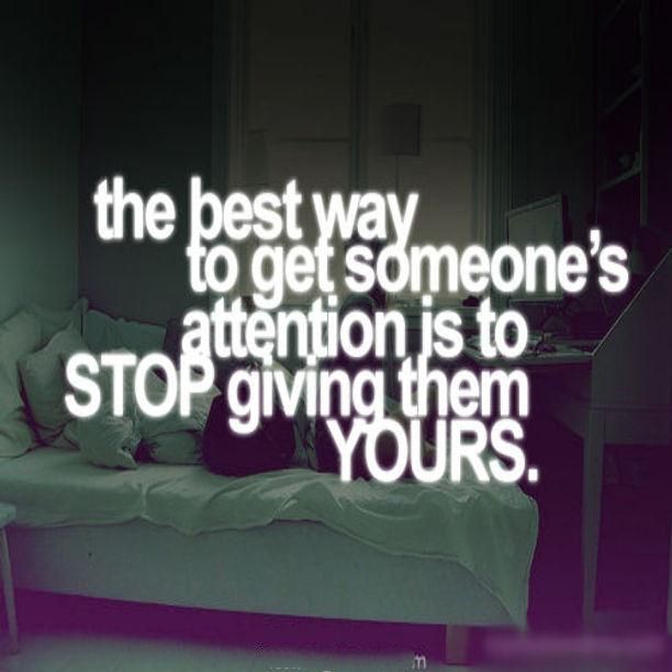 Craving attention is an imperfect substitute for the love we all desire.