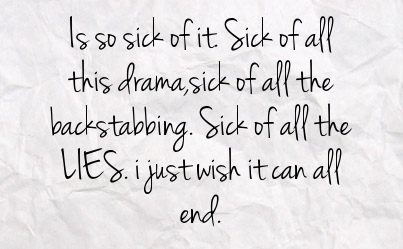 Tired of the Drama by Alan Godwin Tired of the Drama by Alan Godwin