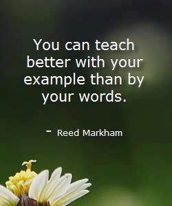 Set A Good Example Quotes. QuotesGram