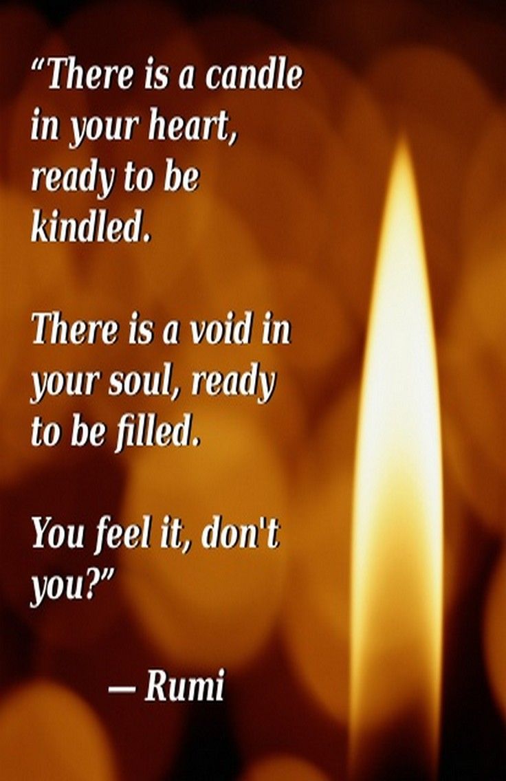 Rumi Quotes Candle. QuotesGram