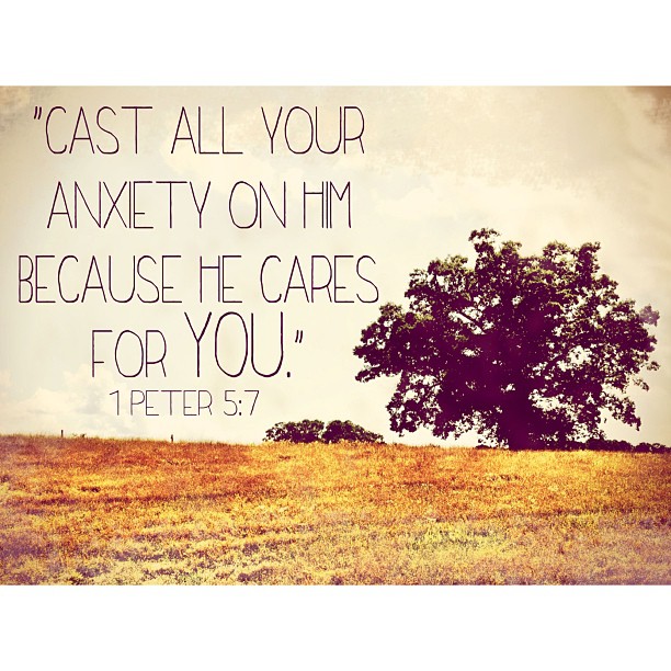 Quote on Anxiety from Peter