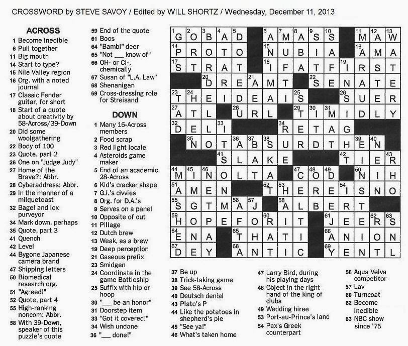 Quotes Crossword Puzzle. QuotesGram