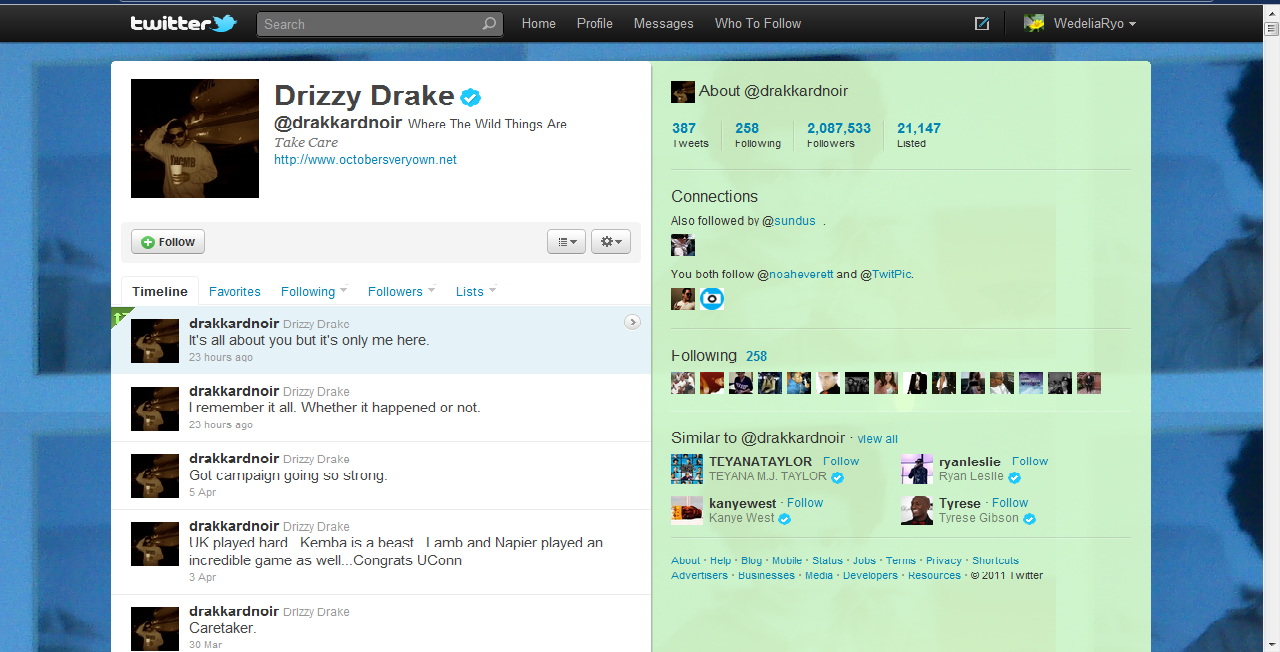 Drake Twitter Quotes. QuotesGram