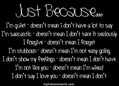 Just Because Quotes For Her Quotes And Sayings Just Because. Quotesgram Just Because Quotes For Her Quotes And Sayings Just Because. Quotesgram