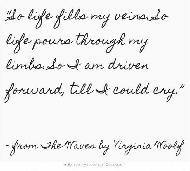 The Waves Virginia Woolf Quotes. QuotesGram